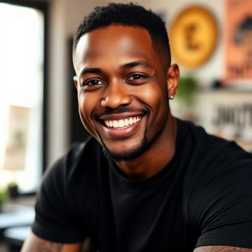 Jordan Williams, Client at First tattoo