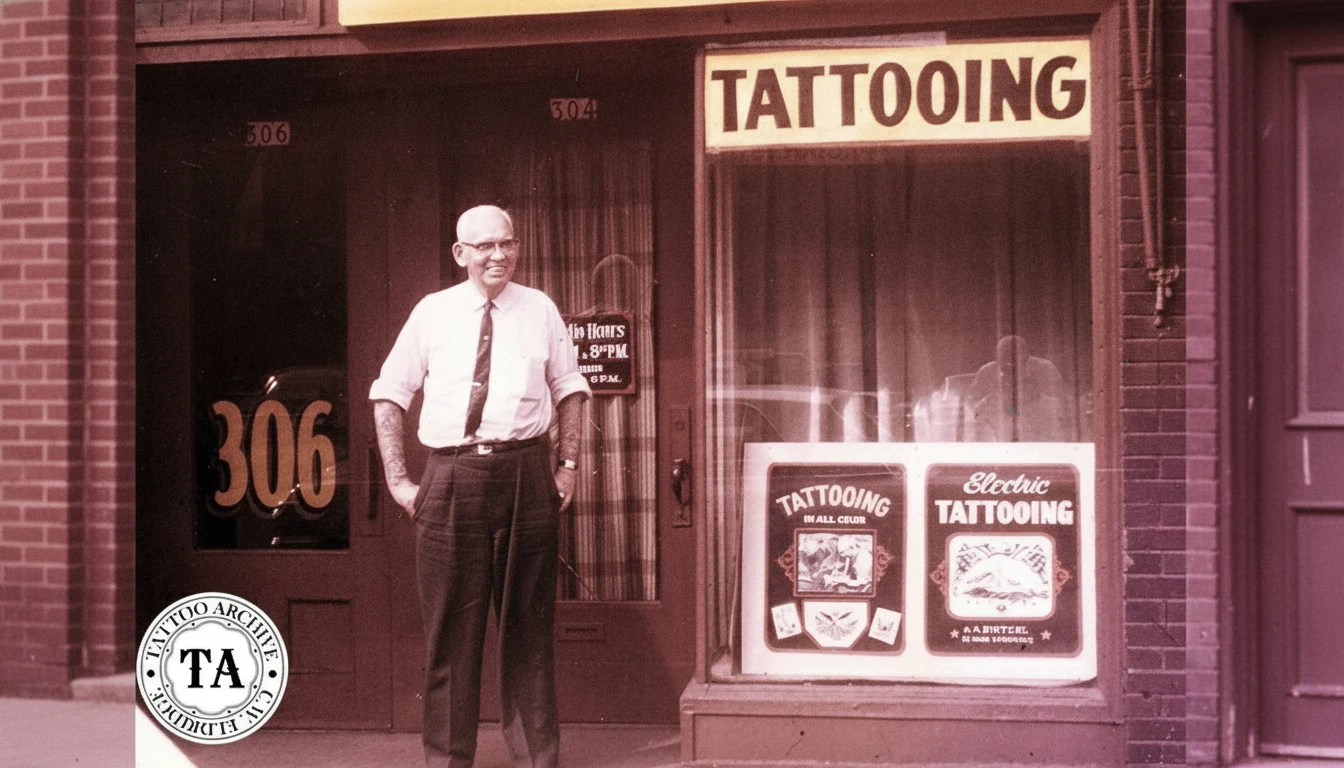 Amund Dietzel — the Milwaukee tattoo pioneer known for his old-school American traditional work
