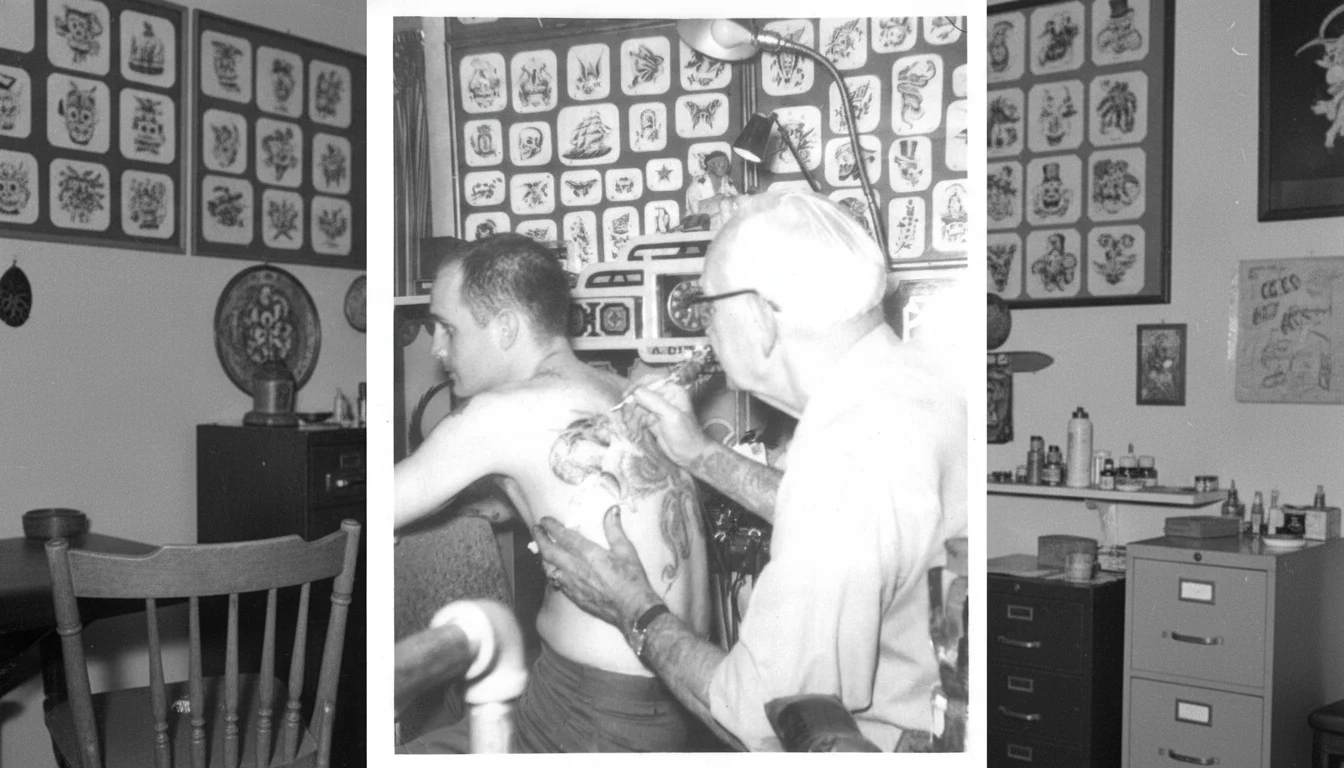 Amund Dietzel — the Milwaukee tattoo pioneer known for his old-school American traditional work