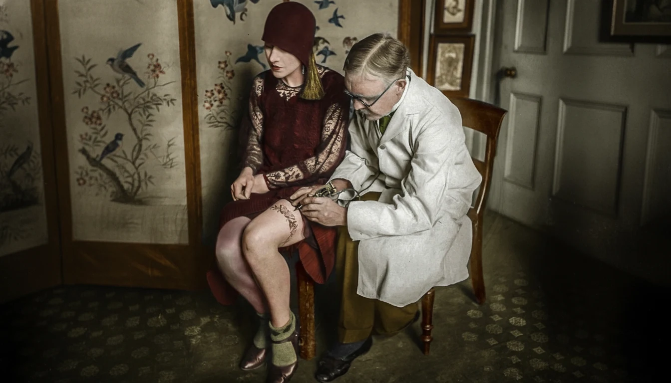 George Burchett, the British tattoo artist known as the King of Tattooists