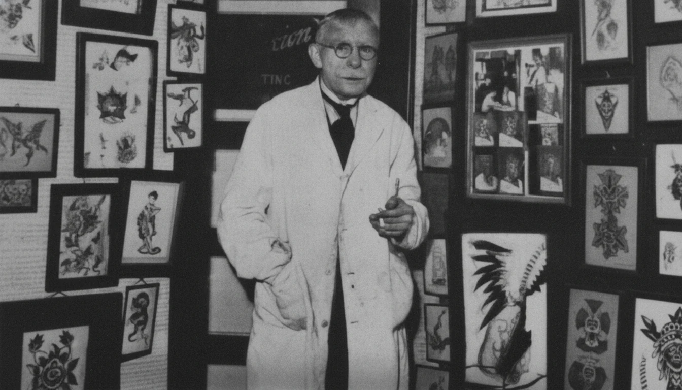 George Burchett — the British tattoo artist known as the King of Tattooists