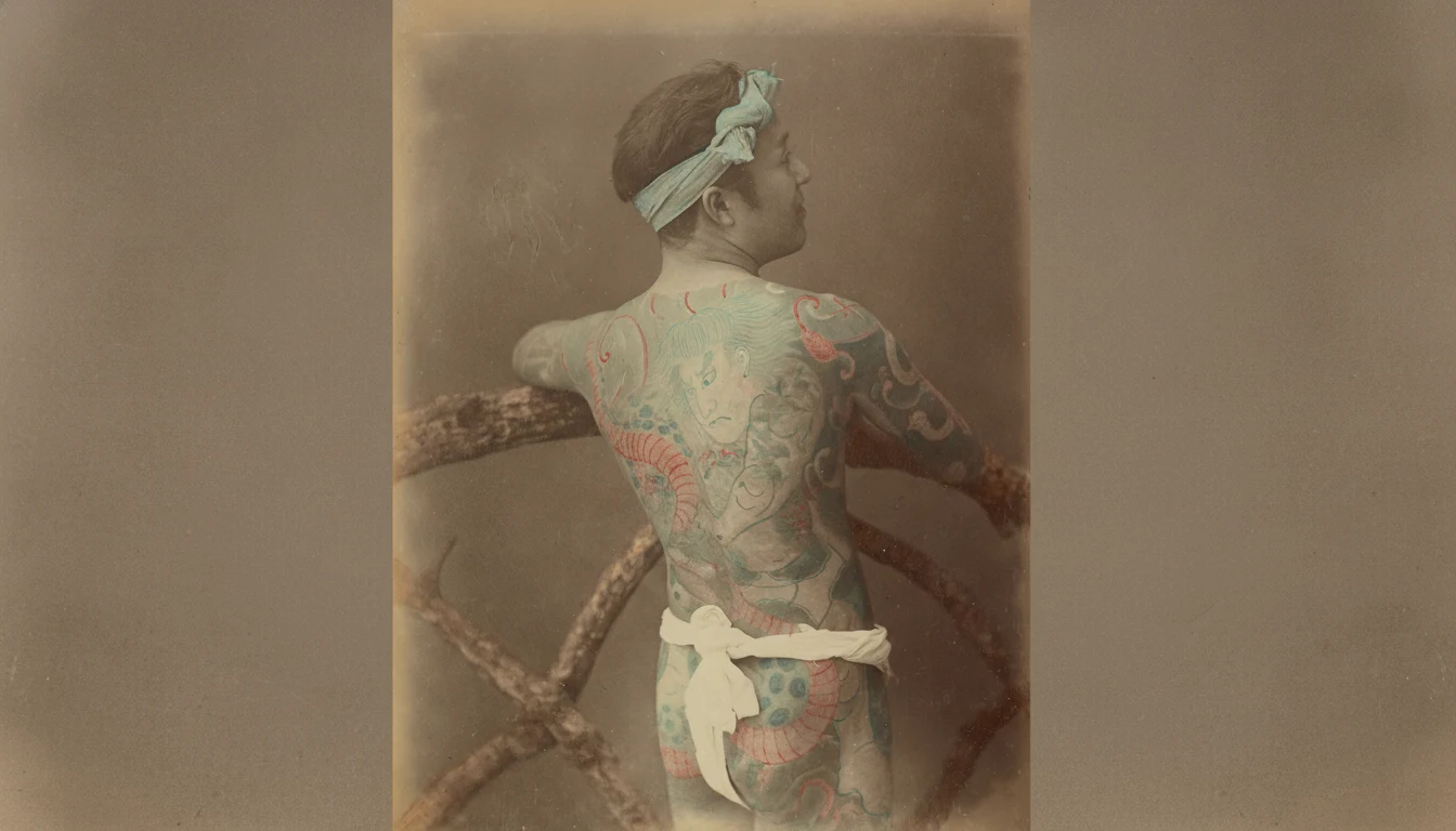 Traditional Japanese irezumi tattoo work representing the legacy of Horiyoshi II