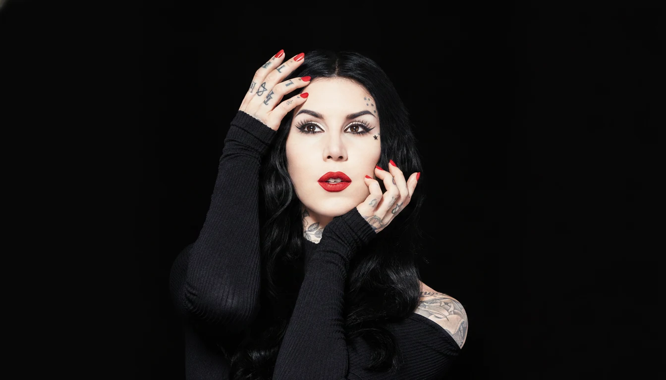 Kat Von D, the celebrity tattoo artist known from the TV show LA Ink